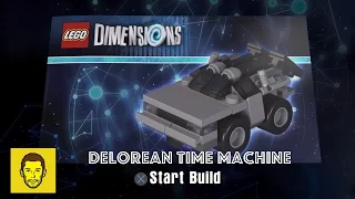 LEGO Dimensions - Back To The Future Level (Delorean/Hover Board Instructions). 