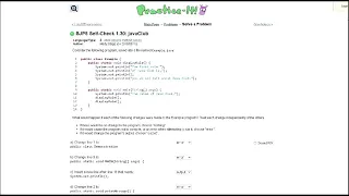 Java Practice-it Introduction to Java Programming Self-Check 1 30 javaClub