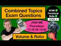 Volume and Ratio Functional Skills Level 2 Live Lesson