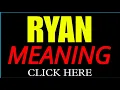What does the name RYAN mean RYAN meaning in english Meaning of name RYAN