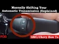 Manually Shifting Your Automatic Transmission Explained