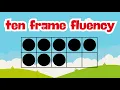Count to 10 Counting Fluency with Ten Frames Preschool Kindergarten Math