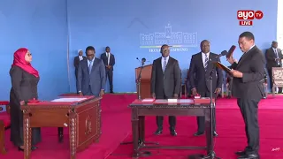 RAIS SAMIA AMUAPISHA MWIGULU NCHEMBA KUWA WAZIRI MKUU MPYA WA TANZANIA 