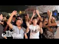 Lagu 'Historic moments': Palestinians and Israelis celebrate Gaza ceasefire deal announcement