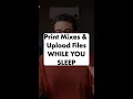 Download Lagu Print Mixes \u0026 Upload File WHILE YOU SLEEP: Scheps Bounce Factory with Samply