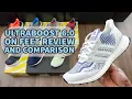 Adidas Ultraboost 6 0 DNA Crew Blue On Feet Review and Comparison FV7829