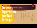 Delete Operation for Two Strings LeetCode 583 Coders Camp