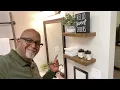 QEEIG Rustic Brown Bathroom Shelves Review