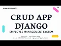 04 Crud App - django employee management system