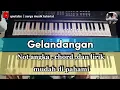 Download Lagu tutorial not angka dan chord beserta lirik lagu Gelandangan ciptaan H.Rhoma irama