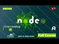 NodeJS EXPERT Shares Top Error Handling Techniques