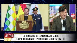 LARA RESPONDE A PAZ SOBRE EL DE CERIMEDO TENGA LA VALENTIA Y DIGA LA VERDAD