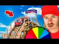 MYSTERY WHEEL Decides Which THEME PARK I Visit - Day 4