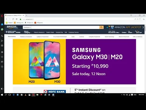 Download MP3 Samsung Galaxy M30 and M20 sale today only on Amazon