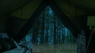 Sleep In 30 Minutes With Rain Sounds Rain Sound On Tent 30 Min Rain Sounds For Sleep 