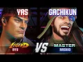 SF6 ▰ YAS (Ryu) vs GACHIKUN (Rashid) ▰ High Level Gameplay