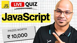 JavaScript Live Quiz Win Prizes