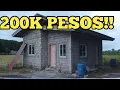 CONCRETE HOUSE 200K PESOS BUDGET 20DAYS lang ginawa sobrang linis pa