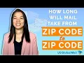 How Long Will Mail Take From Zip Code to Zip Code