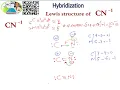 LEWIS STRUCTURE - HYBRIDIZATION