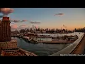 NYC Sunset Time Lapse in 4K July 31 2026 Brooklyn Manhattan Skyline East River
