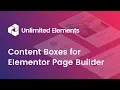 Content Boxes for Elementor Page Builder