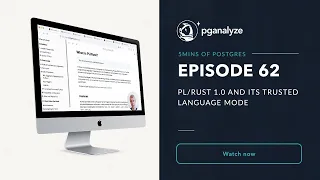 5mins of Postgres E62 1 0 and its trusted language mode