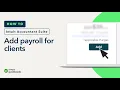 How to add payroll for clients in Intuit Accountant Suite