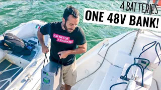 LiFePO4 Installing Lithium Batteries On Our Sailing Boat | Weekly Vlog Ep. 60