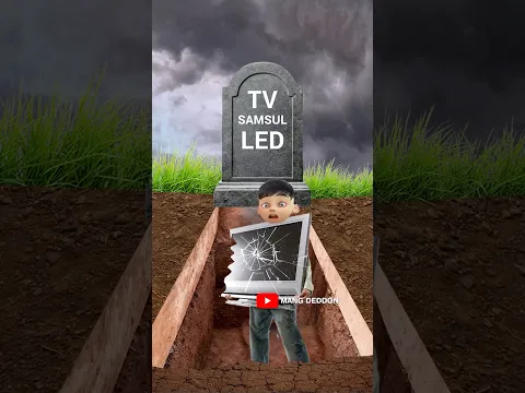 TV mati, Dikuvur Udin #lucu #led #animasi #ngakak