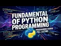 Fundamentals of Python Programming lecture -2