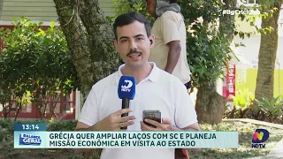 Embaixador da Grécia se reúne com vice-governadora de SC