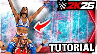 wwe 2k26 zaria u0026 sol ruca zaruca tag team tutorial 