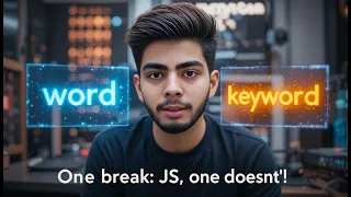 Word vs Keyword in JavaScript Must-Know Concept for Beginners to Avoid Common Coding Mistakes