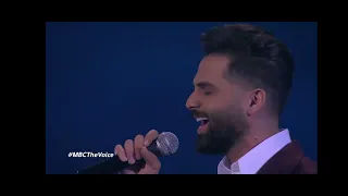 ذا فويس      حنة ومهند القيسي مافي ليل أداء رائع فريق رحمه رياض  دندنها