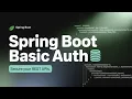 Implementing Database-Driven Basic Authentication in Spring Boot RESTful Services Spring Security