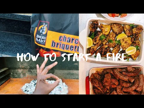 Download MP3 How to start a fire for a Braai (for dummies) | BRAAI TIP | Marinade by professional Chef