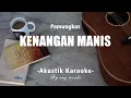 Kenangan Manis - Pamungkas ( Akustik Karaoke )