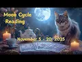 Moon Cycle Reading November 5 thru 20 2025