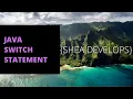 Beginner Java Tutorial on Switch Statements