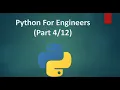 Python Crash Course For Engineers Part 4 12 - List