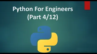 Python Crash Course For Engineers Part 4 12 - List