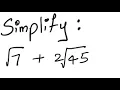 Radicals Simplify 7 2 45