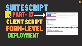 SuiteScript Tutorial - Client Script Form-Level Script Deployment NetSuite