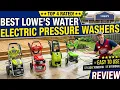 Best Lowe s Water Electric Pressure Washers Review 2026 Top Electric Power Washers for Every Budget