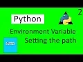 Python How to set your environment variables Path