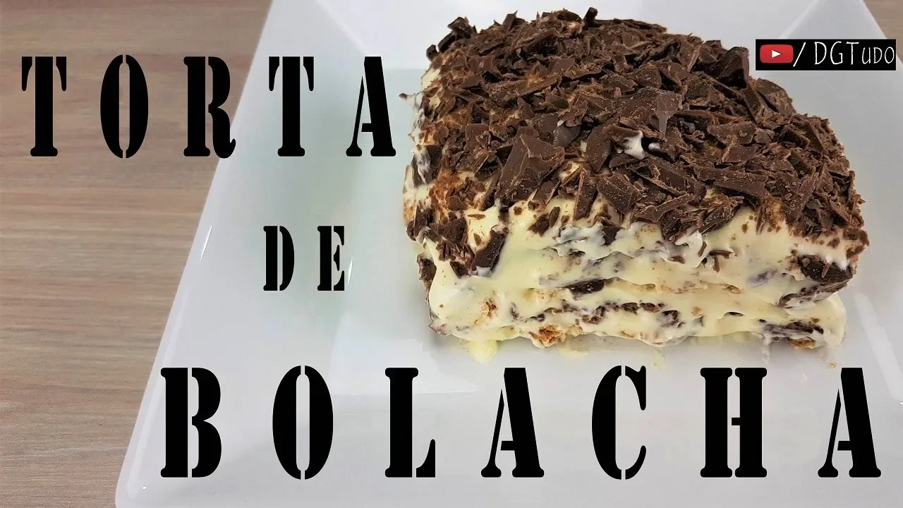 TORTA DE BOLACHA DE CHOCOLATE COM CAFÉ ♡. 