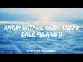 Download Lagu Toton Carbo - Angin Datang Kasih Kabar (Bale Pulang ll) || Lyrics + Cover by Gihon Marel
