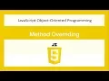 JavaScript Object-oriented Programming -Method Overriding- JS