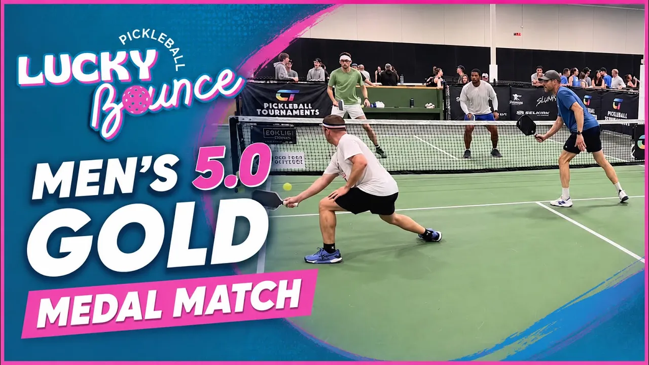 5.0 gold medal match CT summer kickoff Pickleball tournament ￼